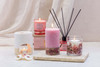Light Reed Diffuser Refill, Diffuser Pot & Natural Reed Sticks Bundle