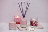 Light Reed Diffuser Refill, Diffuser Pot & Natural Reed Sticks Bundle