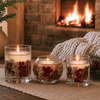 Seasonal - Cosy Vibes - Nutmeg, Ginger & Spice Scented Natural Wax Vase (120 x 100mm)