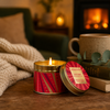 Seasonal - Cosy Vibes - Nutmeg, Ginger & Spice Scented Candle Tin