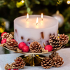 Seasonal - Cosy Vibes - Nutmeg, Ginger & Spice 3-Wick Botanical Pillar