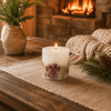Seasonal - Cosy Vibes - Nutmeg, Ginger & Spice 1 Wick Botanical Pillar