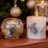 Seasonal - Frosted Woods -  Pear, Patchouli & Musk Scented Natural Wax Fishbowl