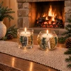 Seasonal - Frosted Woods -  Pear, Patchouli & Musk Scented Natural Wax Fishbowl