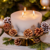 Seasonal - Frosted Woods - Pear, Patchouli & Musk 3-Wick Botanical Pillar