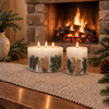 Seasonal - Frosted Woods - Pear, Patchouli & Musk 1 Wick Botanical Pillar