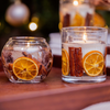 Seasonal - Festive WIshes - Cinnamon, Orange & Clove  Scented Natural Wax Fishbowl