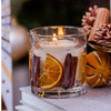 Seasonal - Festive Wishes - Cinnamon, Orange & Clove Scented Natural Wax Vase