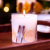 Seasonal - Festive Wishes - Orange, Cinnamon & Clove 1 Wick Botanical Pillar