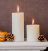 Seasonal - Festive Wishes - Cinnamon, Orange & Clove Scented Tall Pillar (69 x 160mm)