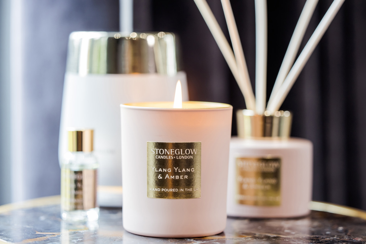 Cozy Glow Duftkerze Bergamot & Ylang-Ylang – Groß, Aus Sojawachs, Vegan