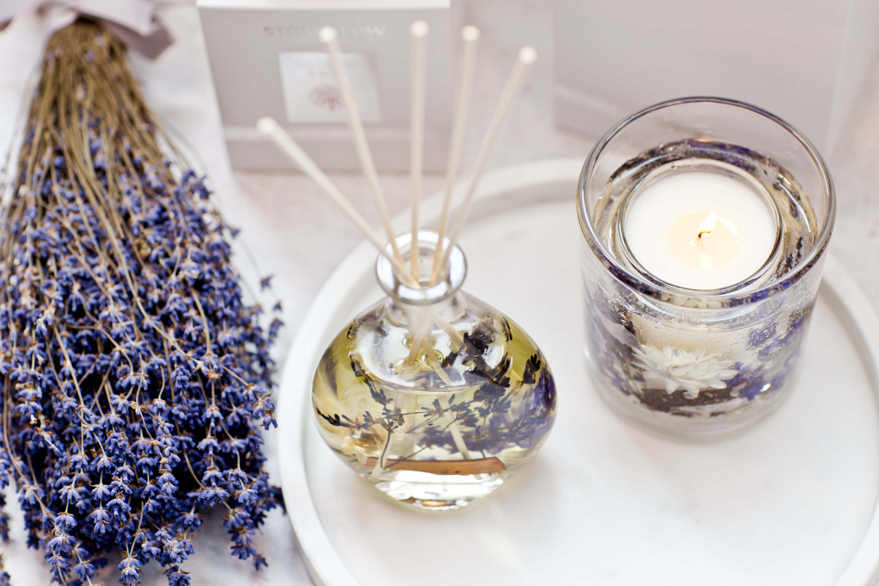 Nature's Gift Lilac Lavender Reed Diffuser Stoneglow Candles