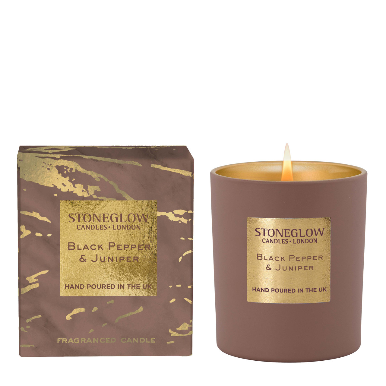 Luna Black Pepper Juniper Scented Candle Boxed Tumbler