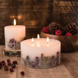Seasonal Collection - Nutmeg, Ginger & Spice - Scented Candle - Inclusion Pillar
