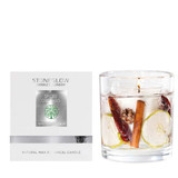 This beautiful candle pays homage to nature with its integrated botanicals suspended in gel.