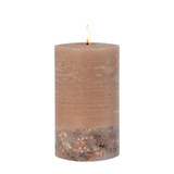Palo Santo & Amber Scented Pillar Candle
