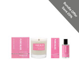 Wellbeing Bundle - Pure Bliss - Petitgrain, Cypress & Basil Scented Pillow Mist (50ml ) & Scented Candle Tumbler (90 x 80mm)