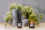 The Walled Garden - Cotton Flower - Rose | Jasmine | Lily - Scented Natural Wax Candle Tumbler  79 x 89mm