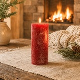 Seasonal - Cosy Vibes - Nutmeg, Ginger & Spice Scented Tall Pillar (69 x 160mm)