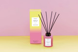 Sol - Vanilla Delight - Scented Reed Diffuser 130ml - Pink Glass