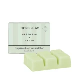 Green Fig & Cedar Melt Bar & Ceramic Black Wax Melter Bundle