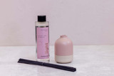 Light Reed Diffuser Refill, Diffuser Pot & Natural Reed Sticks Bundle