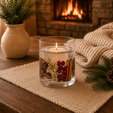 Seasonal - Cosy Vibes - Nutmeg, Ginger & Spice Scented Natural Wax Vase (120 x 100mm)