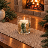 Seasonal - Frosted Woods - Pear, Patchouli & Musk Scented Natural Wax Vase (120 x 100mm)