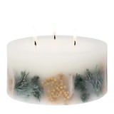 Seasonal - Frosted Woods - Pear, Patchouli & Musk 3-Wick Botanical Pillar