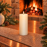 Seasonal - Festive Wishes - Cinnamon, Orange & Clove Scented Tall Pillar (69 x 160mm)