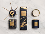 stoneglow luna leather and saffron diffuser refill