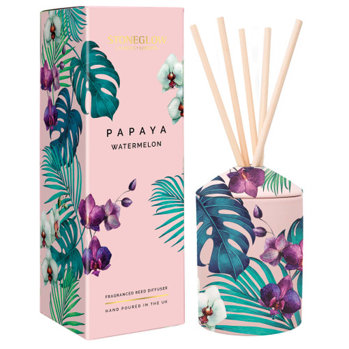 Urban Botanics - Ceramic - Papaya | Watermelon - Scented Reed Diffuser (200ml)