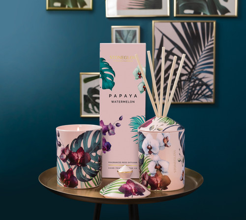 Urban Botanics - Ceramic - Papaya | Watermelon - Scented Reed Diffuser (200ml)