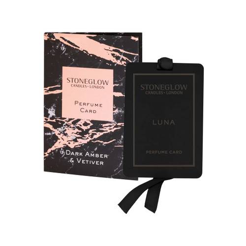 Luna - Dark Amber & Vetiver - Perfume Card