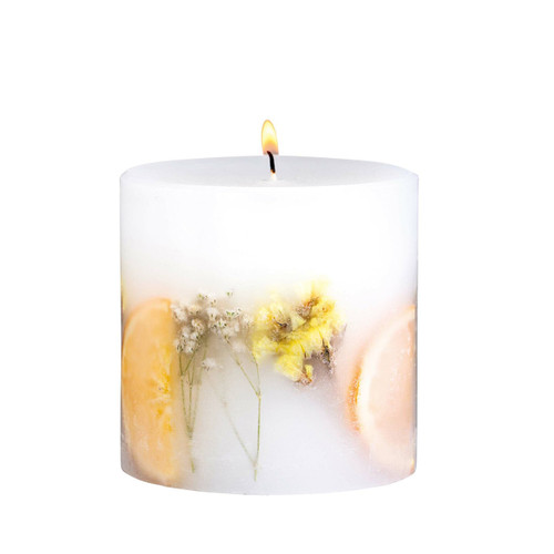 Nature's Gift - Neroli Blossom & Citron - Scented Candle - Inclusion Pillar