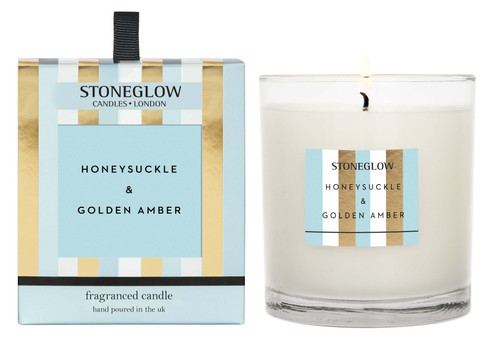 Modern Classics - Jubilee Edition - Honeysuckle & Golden Amber - Scented Candle - Boxed Tumbler