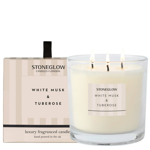 Modern Classics - White Musk & Tuberose - 3-Wick Scented Candle