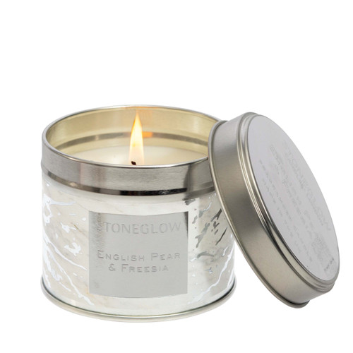 Luna - English Pear & Freesia - Scented Candle Tin