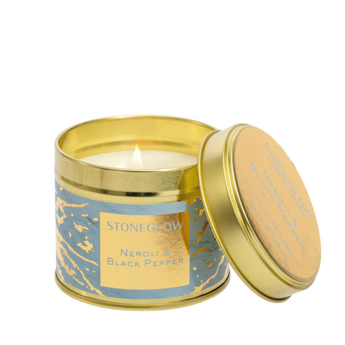 Luna - Neroli & Black Pepper - Scented Candle Tin