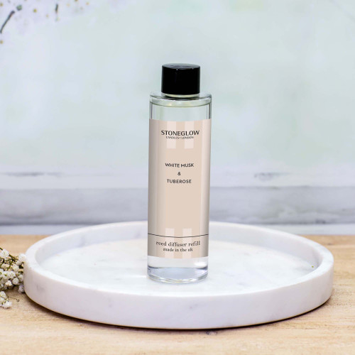 Modern Classics - White Musk & Tuberose - Scented Reed Diffuser Refill 210ml (glass bottle)
