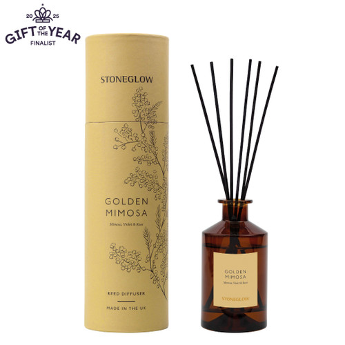 The Walled Garden - Golden Mimosa - Mimosa | Violet | Rose - Scented Reed Diffuser 160ml