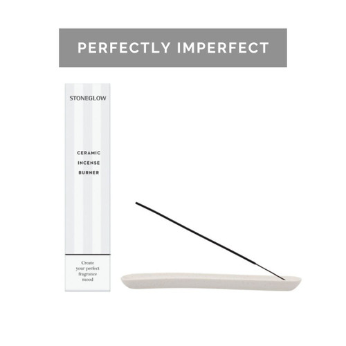 Modern Classics - Ceramic Incense Stick Holder - White (PERFECTLY IMPERFECT)