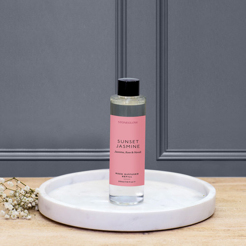 The Walled Garden - Sunset Jasmine - Jasmine | Rose | Neroli - Scented Reed Diffuser Refill 210ml
