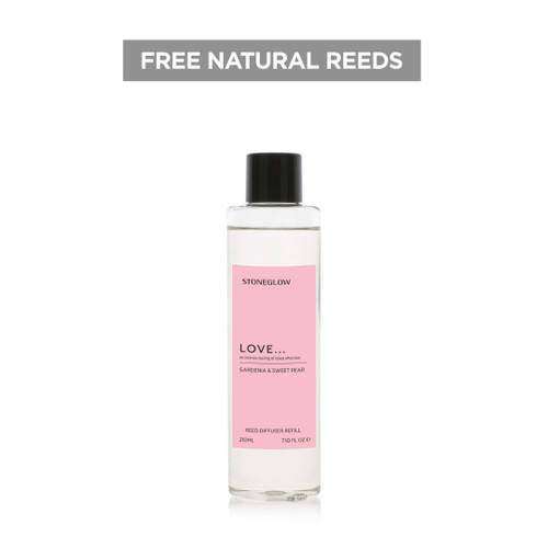 Affirmations - Love - Gardenia & Sweet Pear - Scented Reed Diffuser Refill 210ml