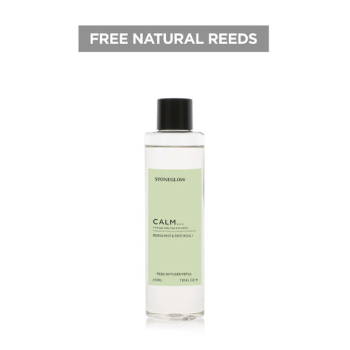 Affirmations - Calm - Bergamot & Patchouli - Scented Reed Diffuser Refill 210ml