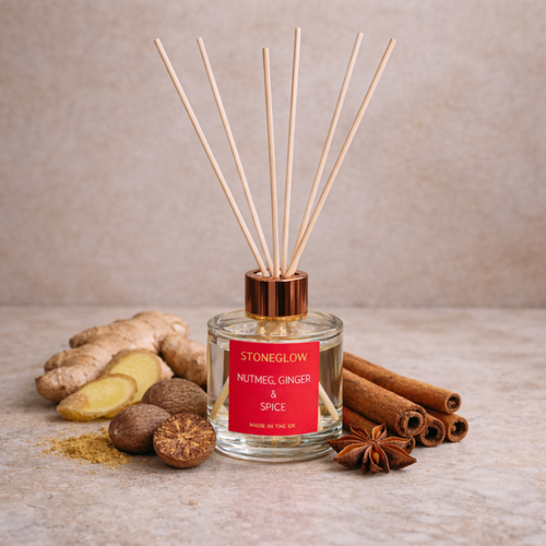Seasonal Collection - Nutmeg, Ginger & Spice - 1x Diffuser 50ml + Reed Sticks (NO GIFT BOX)