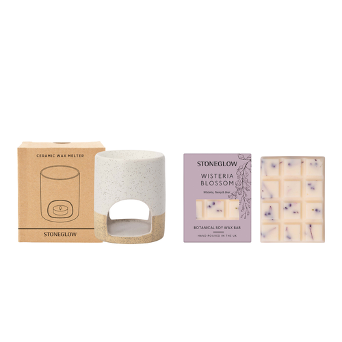Wisteria Blossom Melt Bar & Ceramic Wax Melter Bundle