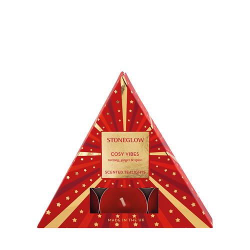 Seasonal - Cosy Vibes - Nutmeg, Ginger & Spice Fragranced Tealights