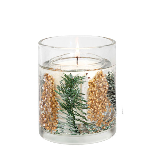 Seasonal - Frosted Woods - Pear, Patchouli & Musk Scented Natural Wax Vase (120 x 100mm)