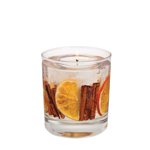 Seasonal - Festive Wishes - Cinnamon, Orange & Clove Scented Natural Wax Tumbler (90 x 80mm)